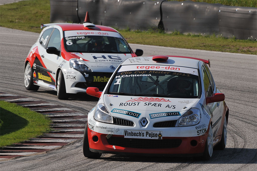 Michael Christensen vandt finalen foran Jan Seerup på Sturup Raceway
(Foto: Morten Alstrup)